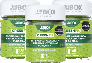 Espirulina, alcachofa, espinaca y vitaminas en gomitas 💚 - SUB — 3 Frascos (sin fondo)