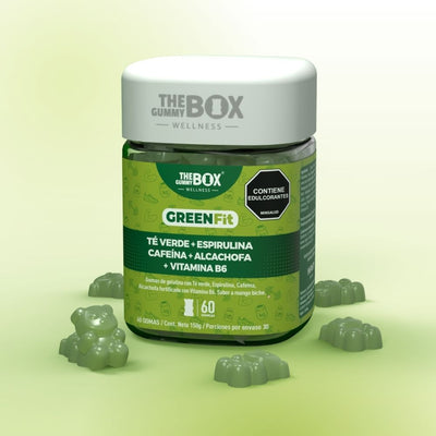 Té verde, Espirulina, alcachofa, vitaminas en gomitas 💚