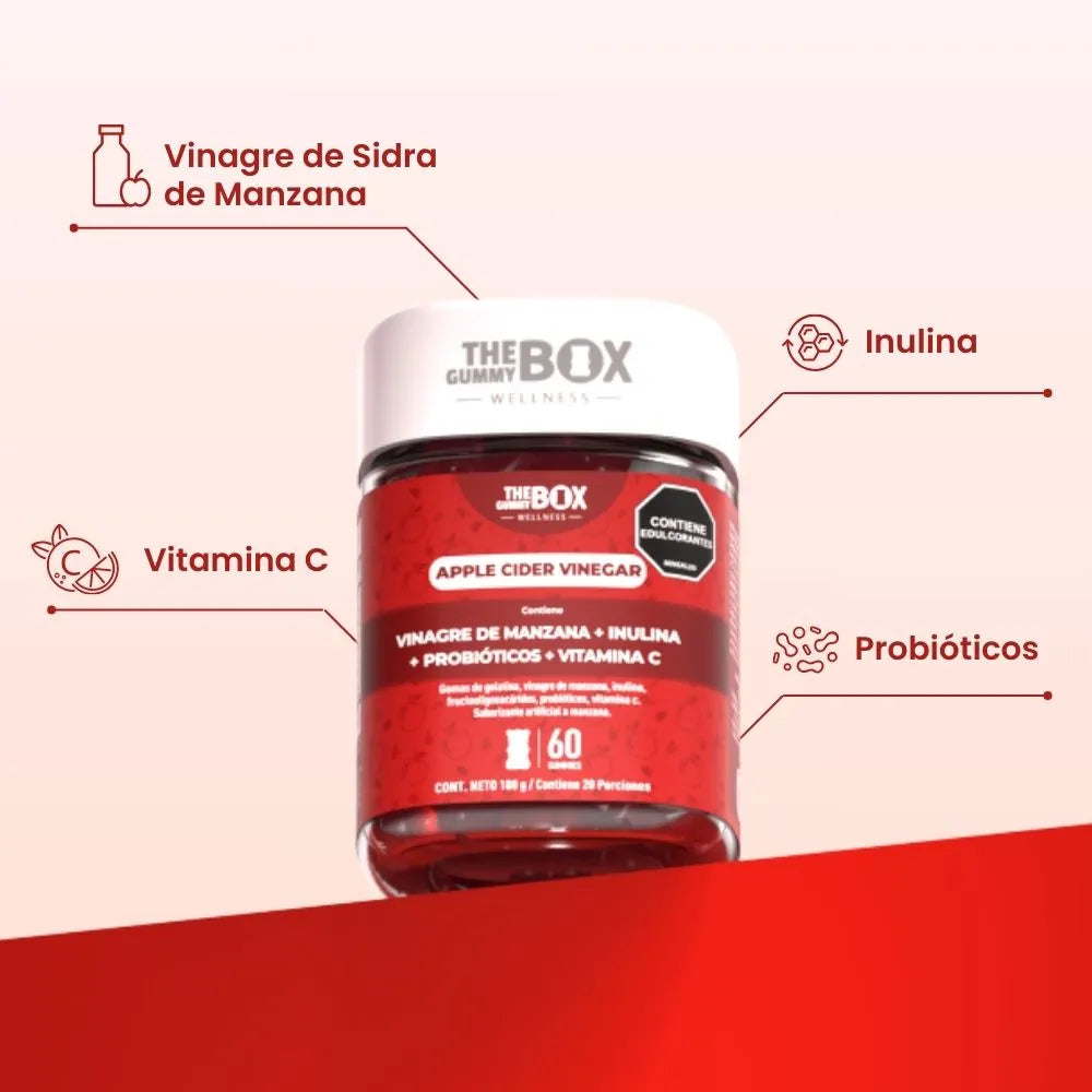Vinagre de manzana en gomitas 🍎
