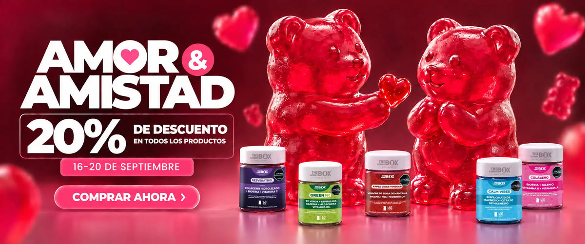 Amor y Amistad: 20 % de descuento en todos los productos, 16-20 de septiembre