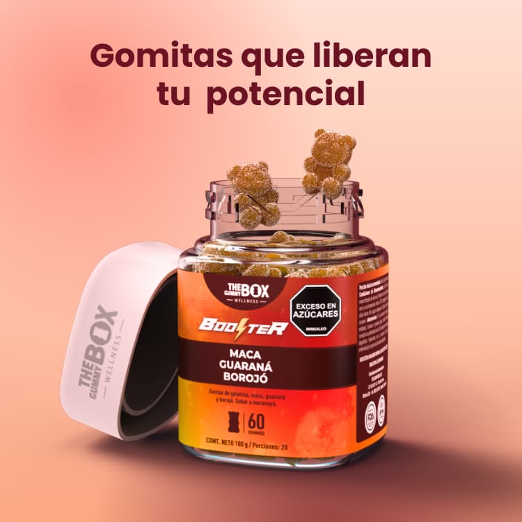 Maca Guaraná y Borojó en gomitas ⚡️