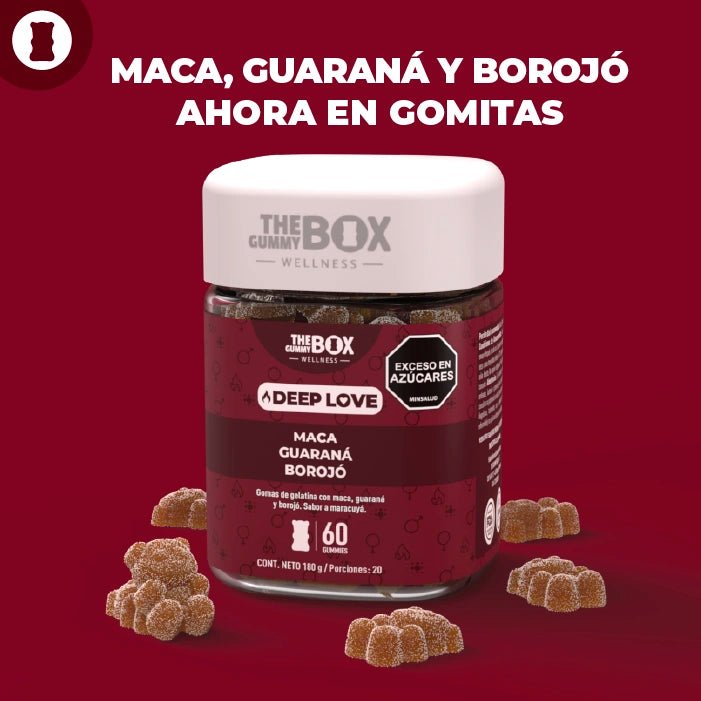 Maca Guaraná y Borojó en gomitas ❤️‍🔥