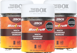 Maca, guaraná y borojó en gomitas ⚡️ - SUB — 3 Frascos (sin fondo)