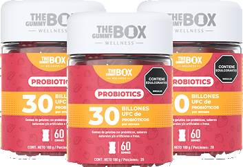 Probioticos en gomitas 🍓 - SUB — 3 Frascos (sin fondo)